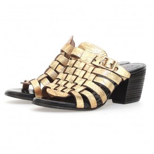 A.S.98 Abigayle Sandalen Damen Gold | DE-310ELRFNI