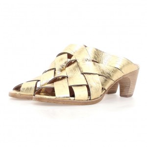 A.S.98 Bessie Sandalen Damen Gold | DE-167HLZPMN