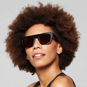 A.S.98 Dahlia Sonnenbrille Damen Schwarz | DE-349PKJLOQ