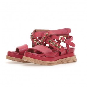 A.S.98 Ladonna Sandalen Damen Dunkelrot | DE-842XJRFWO