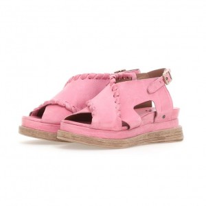 A.S.98 Laz Sandalen Damen Rosa | DE-415IYFVAB