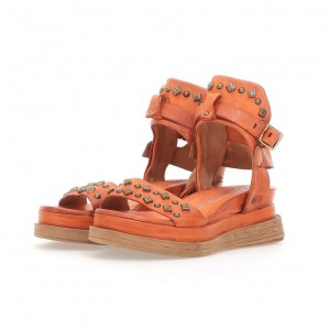 A.S.98 Leta Sandalen Damen Orange | DE-257ZQIKBX