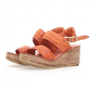 A.S.98 Neely Sandalen Damen Orange | DE-763ZCINTM