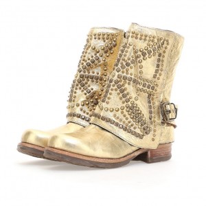 A.S.98 Shana Ankle boots Damen Gold | DE-268XLORCY