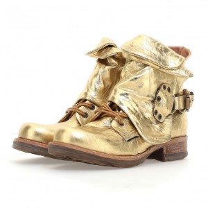 A.S.98 Shanice Ankle boots Damen Gold | DE-013EFNMVU