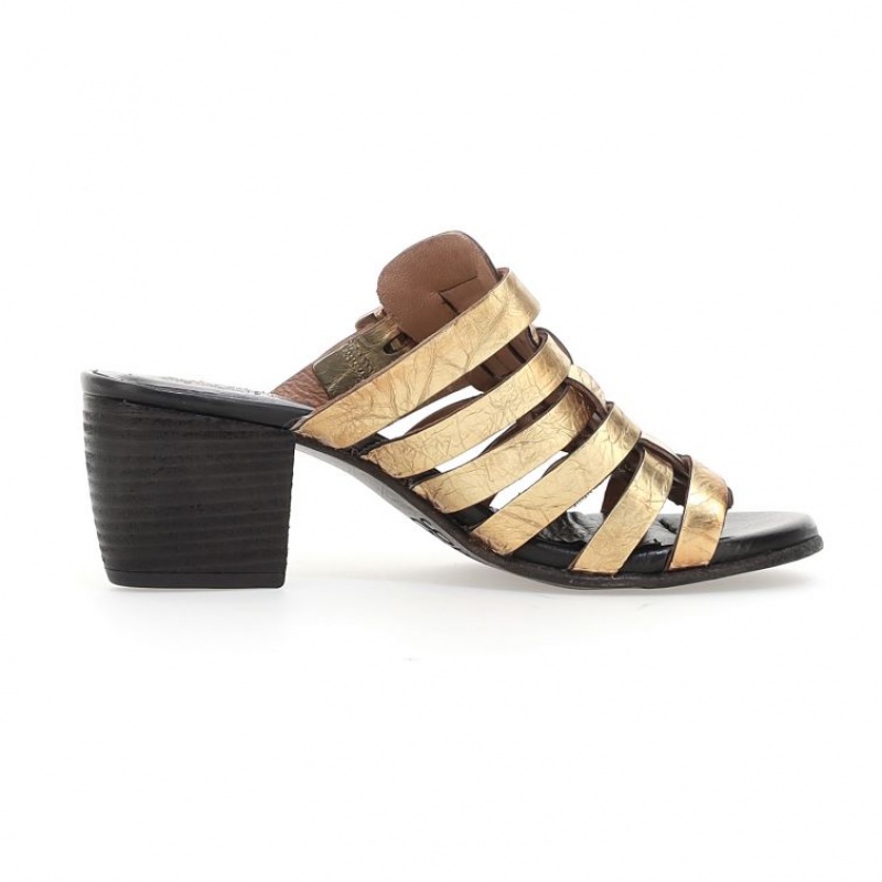 A.S.98 Abigayle Sandalen Damen Gold | DE-310ELRFNI