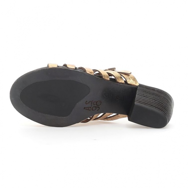 A.S.98 Abigayle Sandalen Damen Gold | DE-310ELRFNI