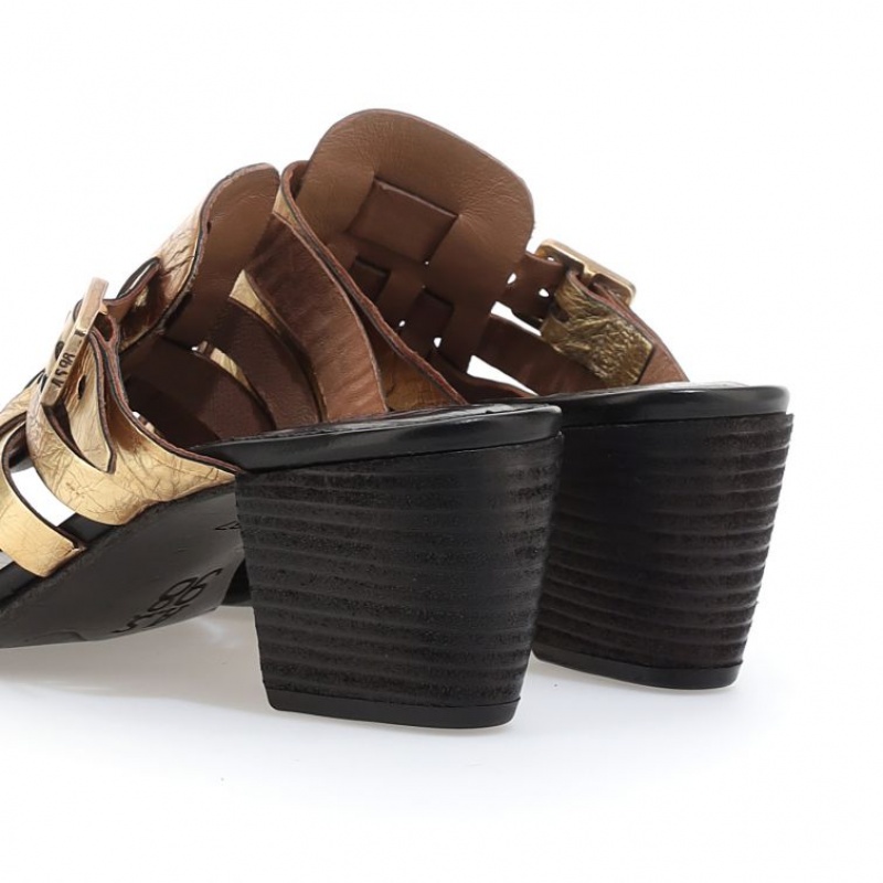 A.S.98 Abigayle Sandalen Damen Gold | DE-310ELRFNI