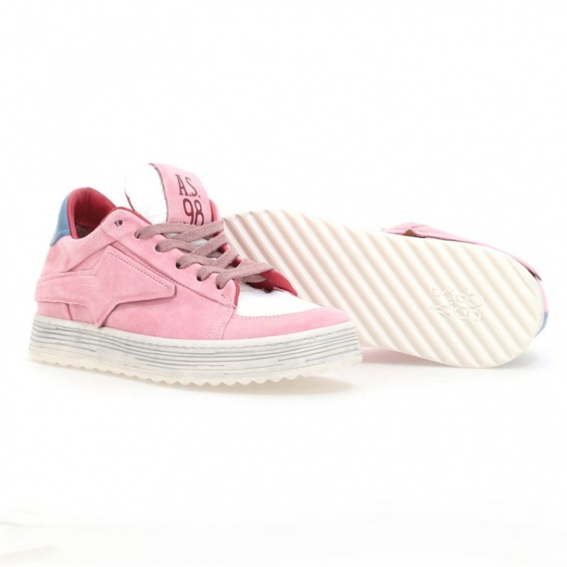 A.S.98 Adria Sneakers Damen Rosa | DE-673EOBSDN