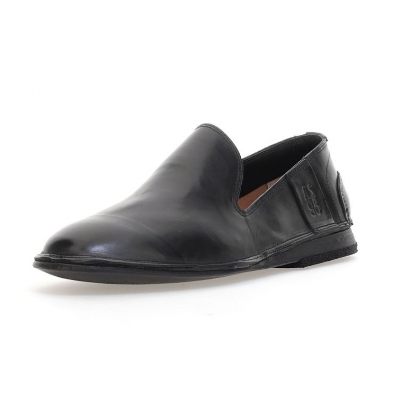 A.S.98 Alberic flat shoes Herren Schwarz | DE-194EIHWRK