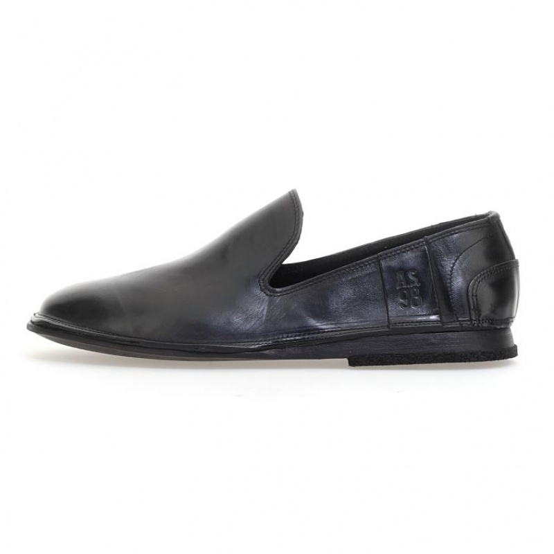 A.S.98 Alberic flat shoes Herren Schwarz | DE-194EIHWRK