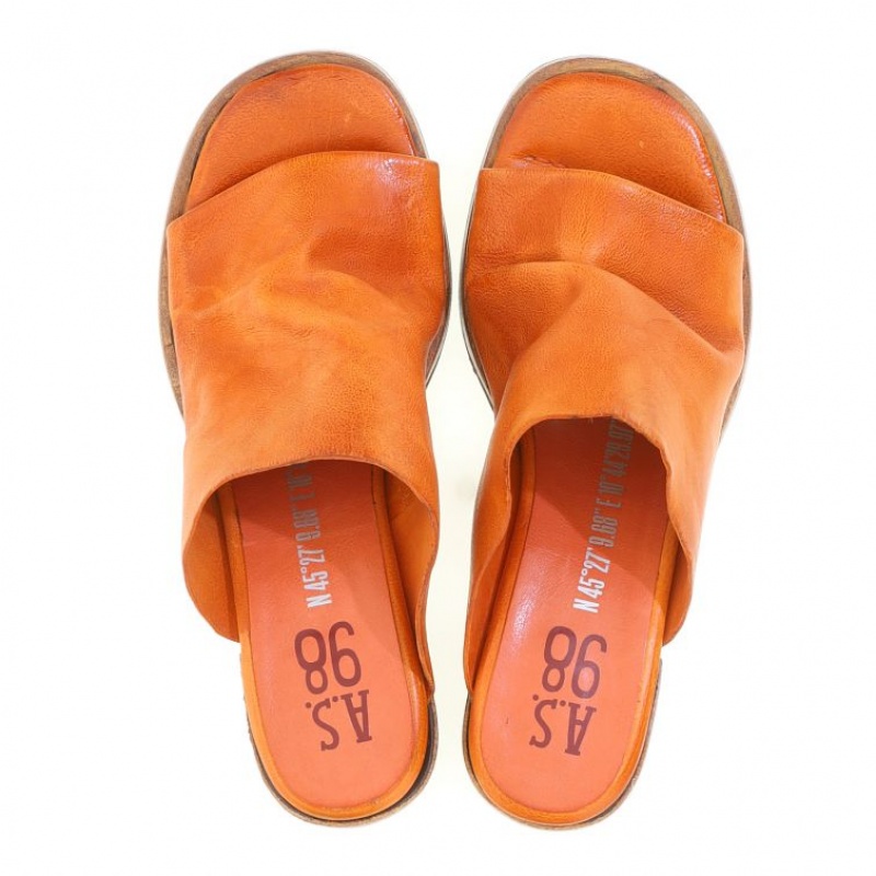 A.S.98 Aleesha Sandalen Damen Orange | DE-628IENUFO