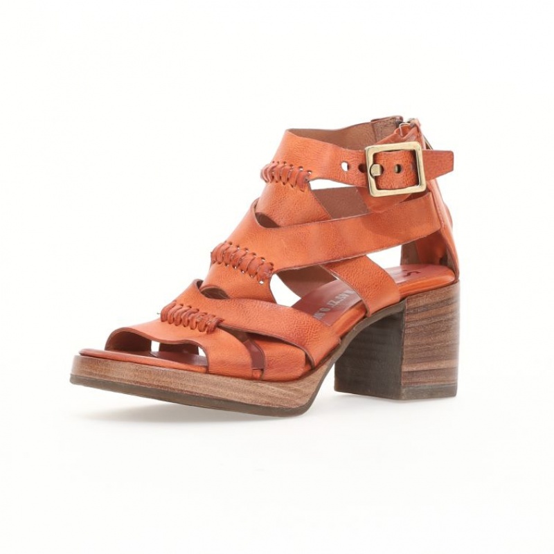 A.S.98 Andra Sandalen Damen Orange | DE-708VYTWPN