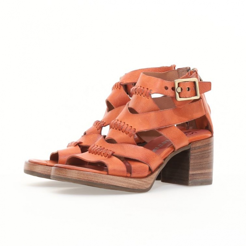 A.S.98 Andra Sandalen Damen Orange | DE-708VYTWPN