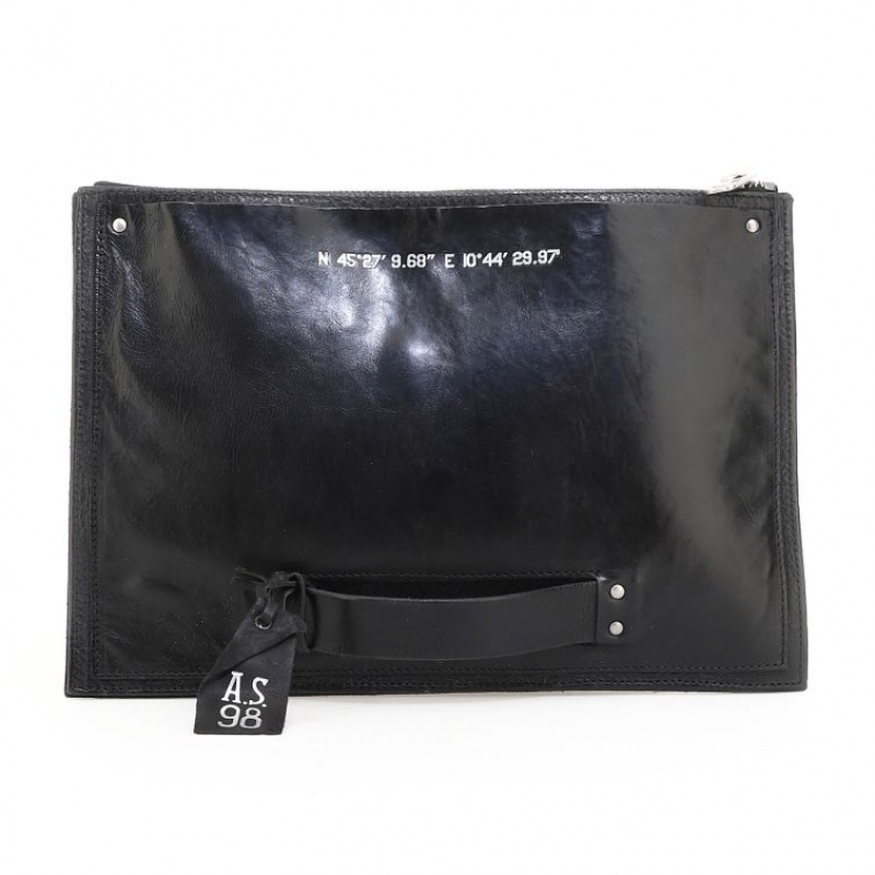 A.S.98 Bank Taschen Damen Schwarz | DE-954TDPAUR