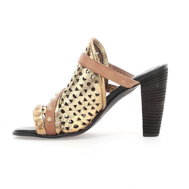 A.S.98 Barbra Sandalen Damen Gold | DE-459TMOXCU