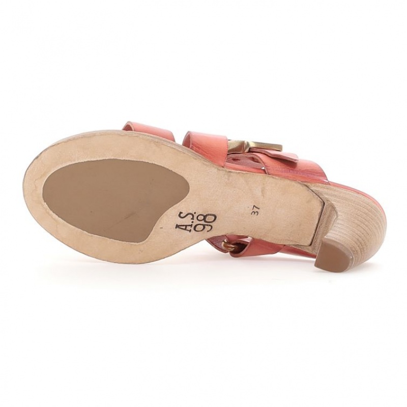 A.S.98 Bernardine Sandalen Damen Orange | DE-025FCHQOW