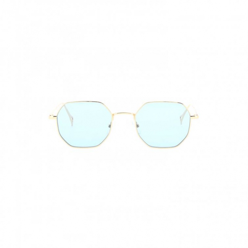 A.S.98 Billie Sonnenbrille Damen Gold | DE-907ABWJZS