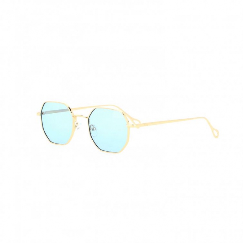 A.S.98 Billie Sonnenbrille Damen Gold | DE-907ABWJZS