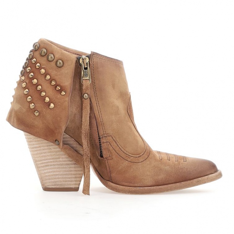 A.S.98 Blondie Ankle boots Damen Gelb | DE-850LZYXDK