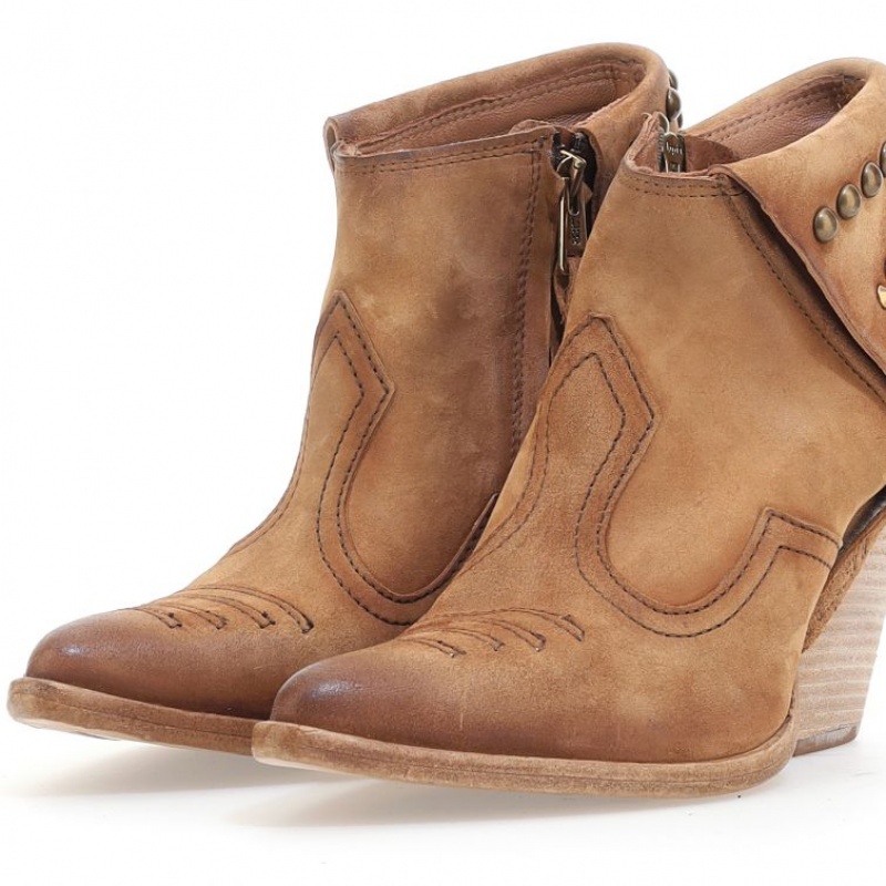 A.S.98 Blondie Ankle boots Damen Gelb | DE-850LZYXDK