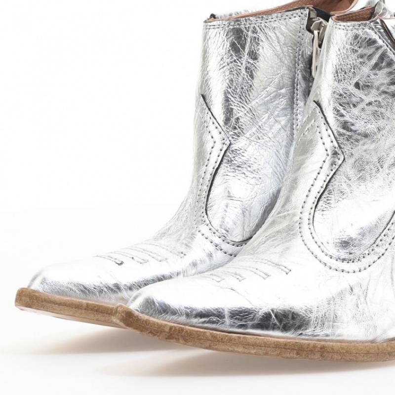 A.S.98 Blondie Ankle boots Damen Silber | DE-856NQVCRA