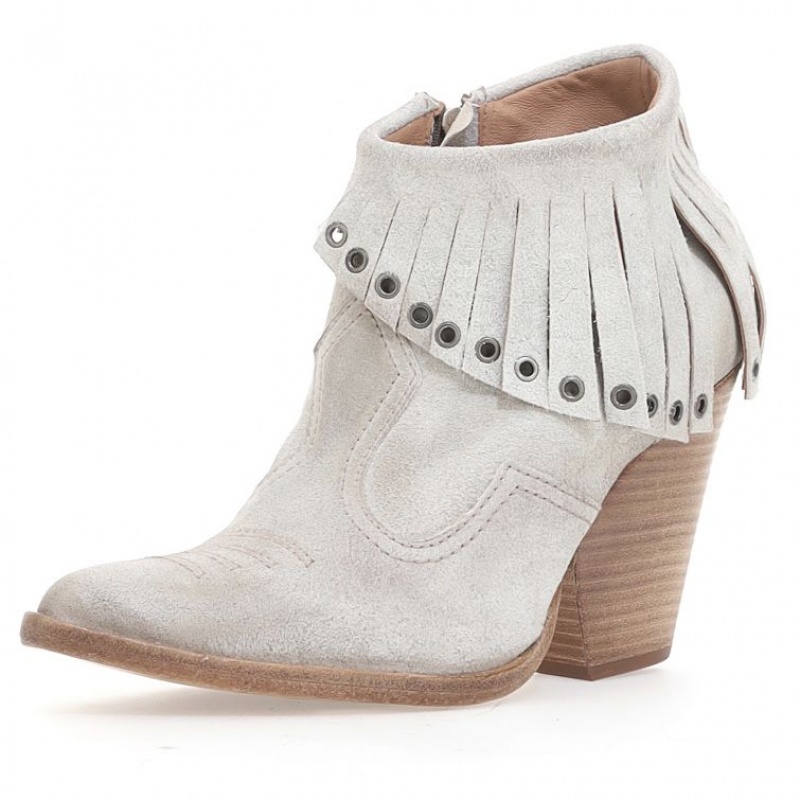 A.S.98 Brigit Ankle boots Damen Beige | DE-867HTCJAV