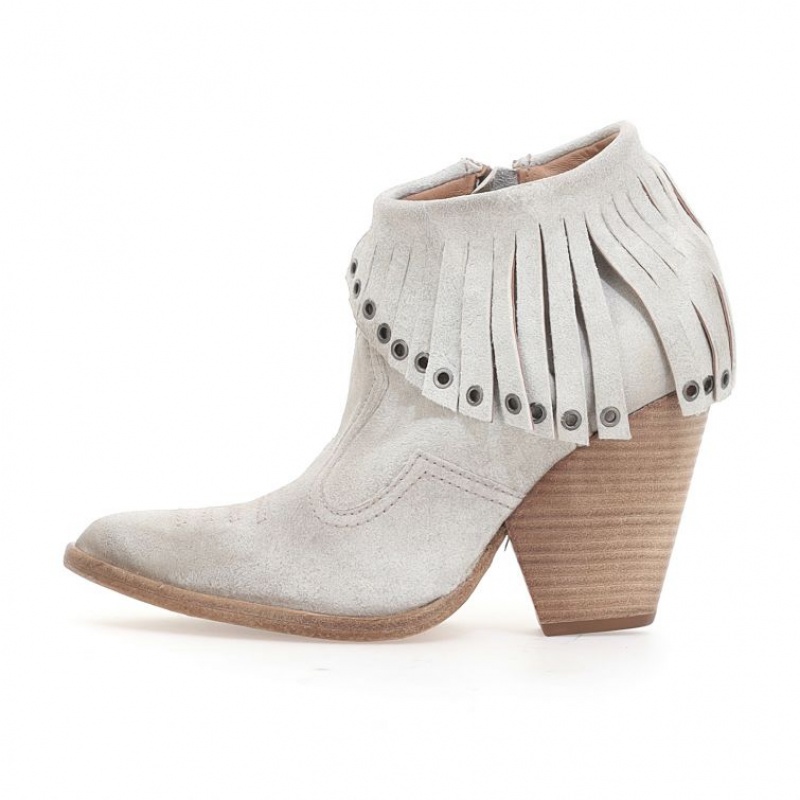 A.S.98 Brigit Ankle boots Damen Beige | DE-867HTCJAV