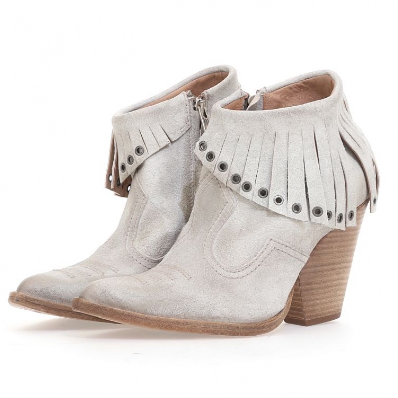 A.S.98 Brigit Ankle boots Damen Beige | DE-867HTCJAV