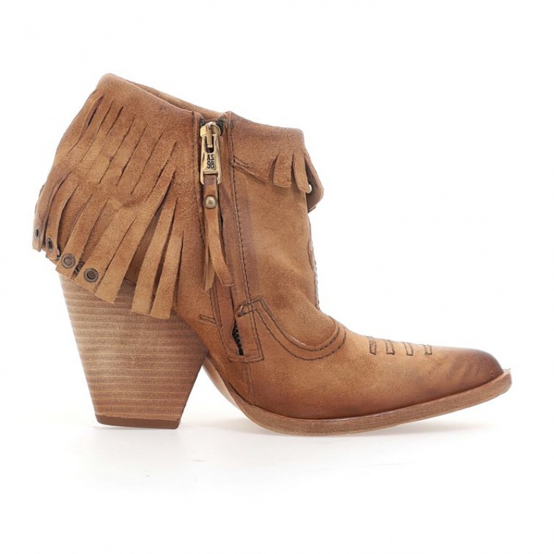 A.S.98 Brigit Ankle boots Damen Gelb | DE-593CQVOPX