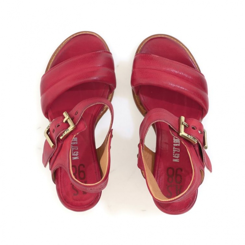 A.S.98 Brittany Sandalen Damen Dunkelrot | DE-023DAYNBQ