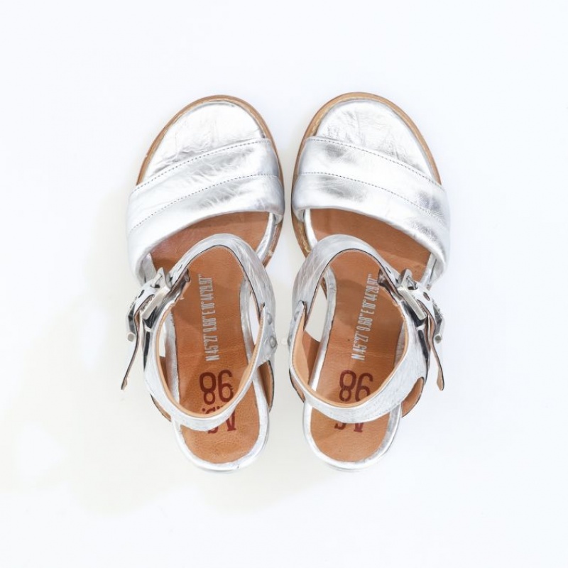 A.S.98 Brittany Sandalen Damen Silber | DE-152ZCERSW