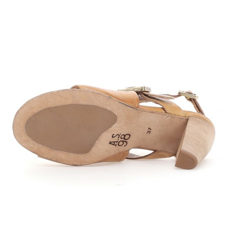 A.S.98 Charlize Sandalen Damen Khaki | DE-879VCNKWY