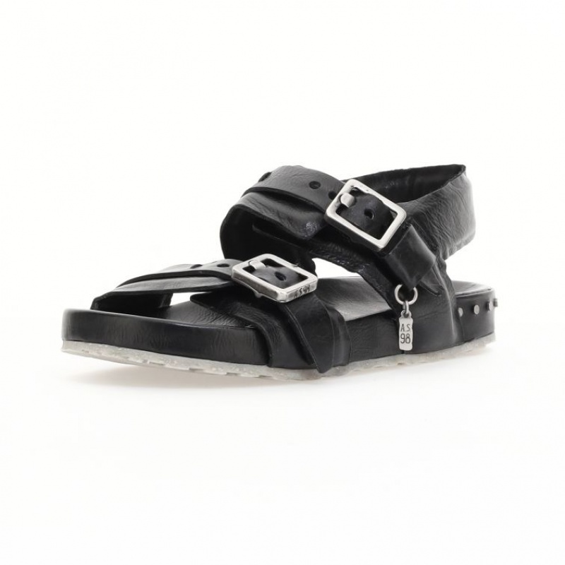 A.S.98 Evelyn Sandalen Damen Schwarz | DE-307FZXYPW