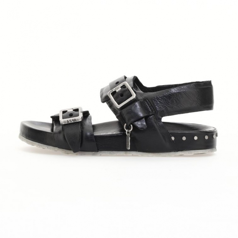 A.S.98 Evelyn Sandalen Damen Schwarz | DE-307FZXYPW