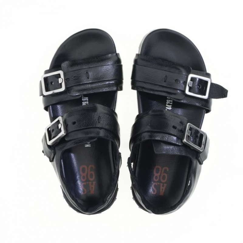 A.S.98 Evelyn Sandalen Damen Schwarz | DE-307FZXYPW