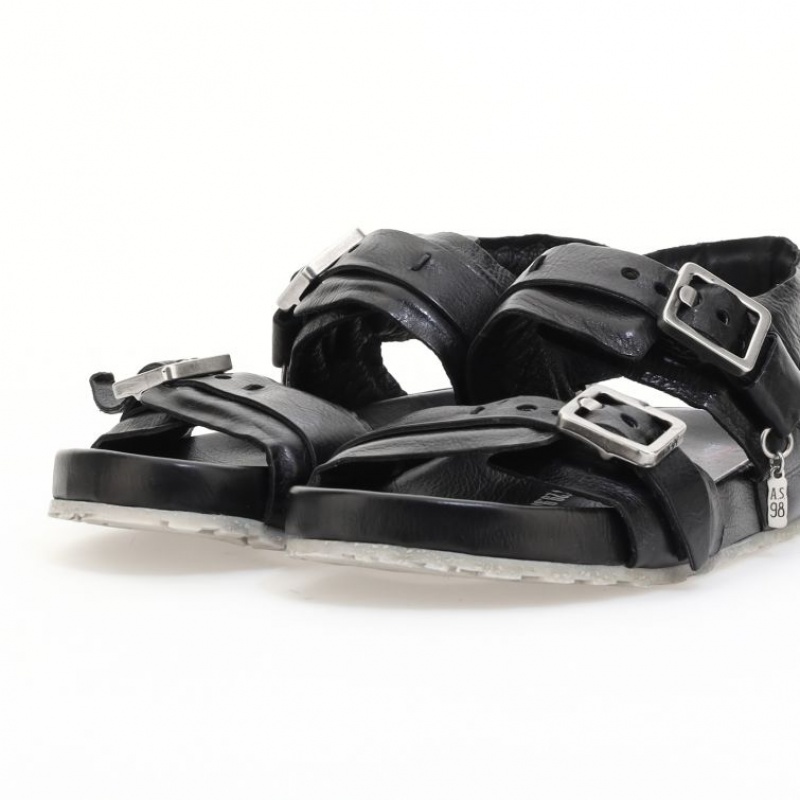 A.S.98 Evelyn Sandalen Damen Schwarz | DE-307FZXYPW