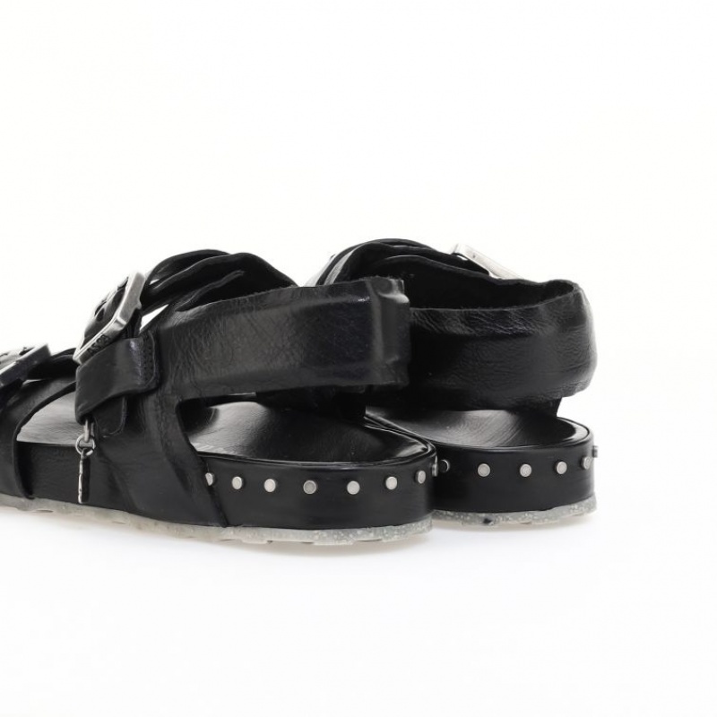 A.S.98 Evelyn Sandalen Damen Schwarz | DE-307FZXYPW