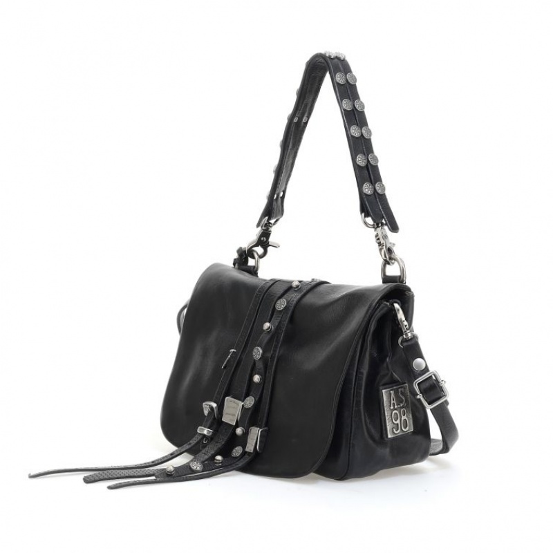 A.S.98 Halbert Taschen Damen Schwarz | DE-612OLHEIT