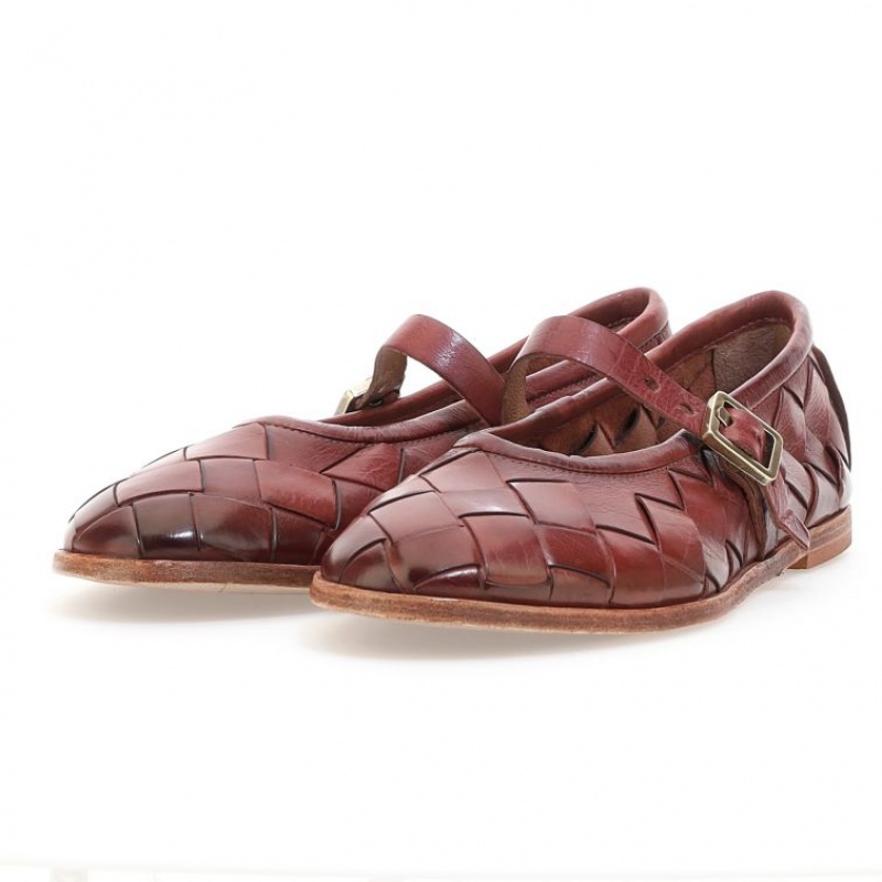 A.S.98 Janae flat shoes Damen Bordeaux | DE-157KGUVCL