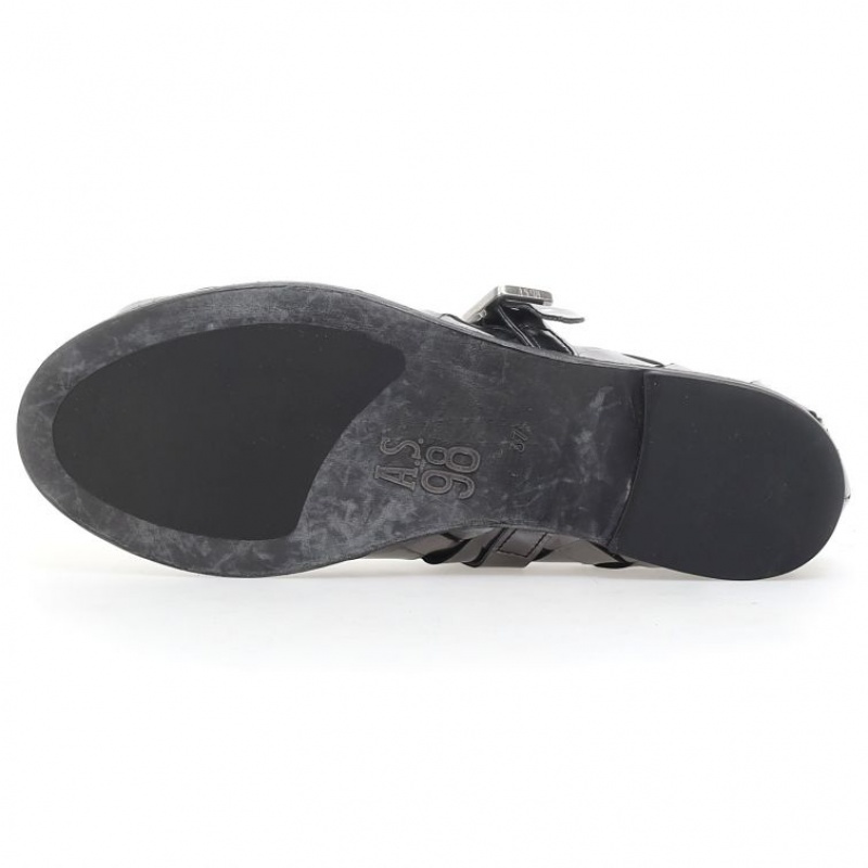 A.S.98 Janae flat shoes Damen Silber | DE-352GPZLCX