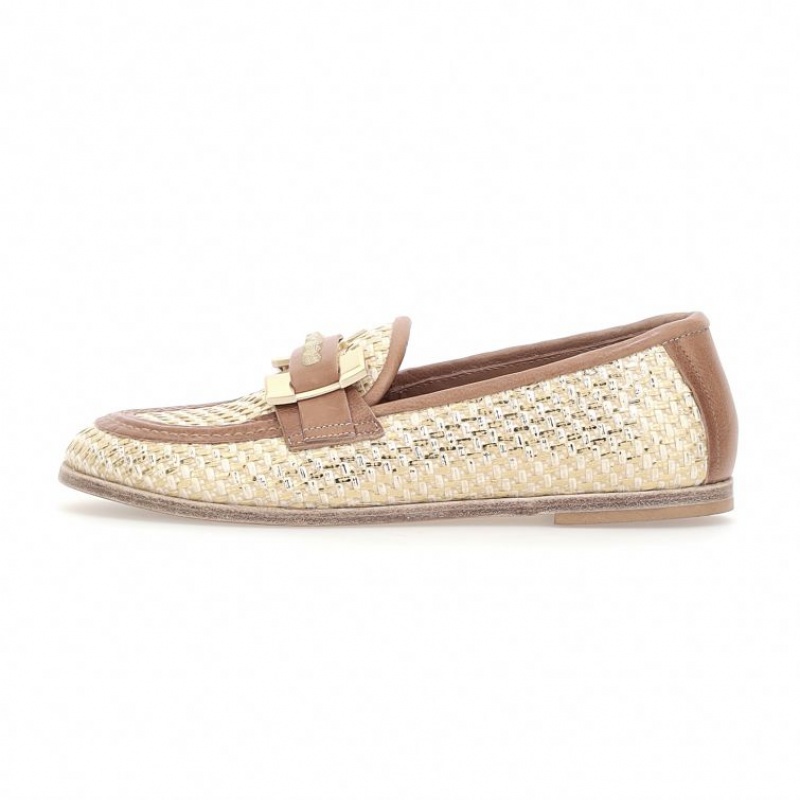 A.S.98 Janele flat shoes Damen Gold | DE-896NJLCIA