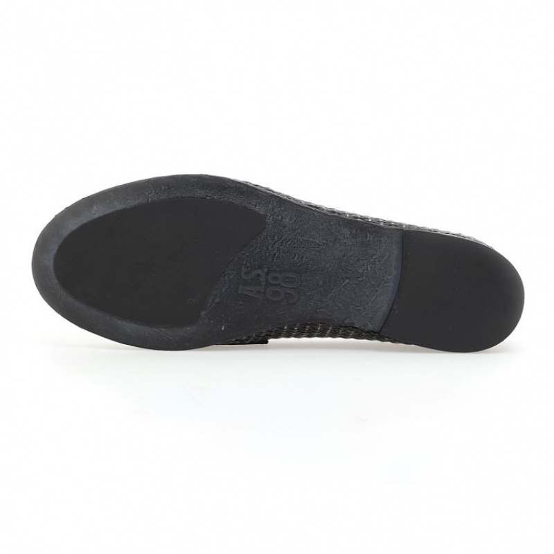 A.S.98 Janene flat shoes Damen Schwarz | DE-173XQSKWF