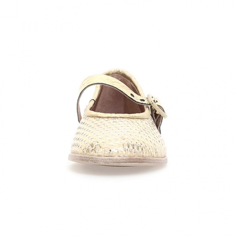 A.S.98 Janet flat shoes Damen Gold | DE-152ZGRSEU