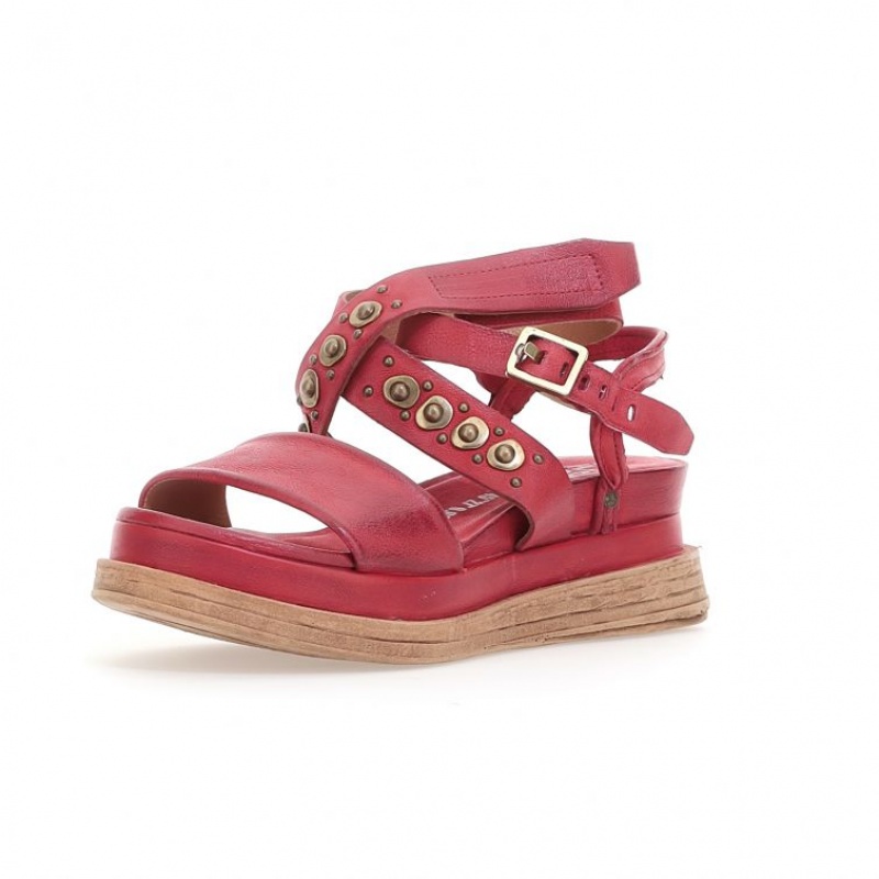 A.S.98 Ladonna Sandalen Damen Dunkelrot | DE-842XJRFWO