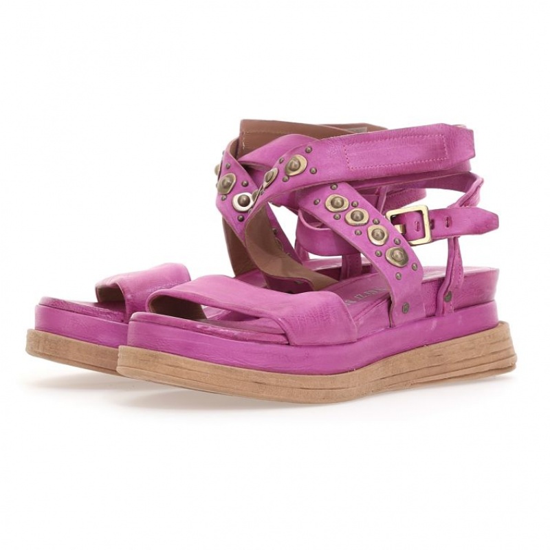 A.S.98 Ladonna Sandalen Damen Fuchsie | DE-495EPRCMX