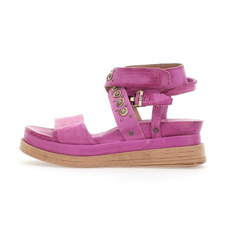 A.S.98 Ladonna Sandalen Damen Fuchsie | DE-495EPRCMX