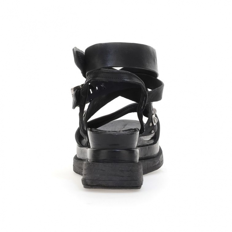 A.S.98 Ladonna Sandalen Damen Schwarz | DE-587BVENYQ