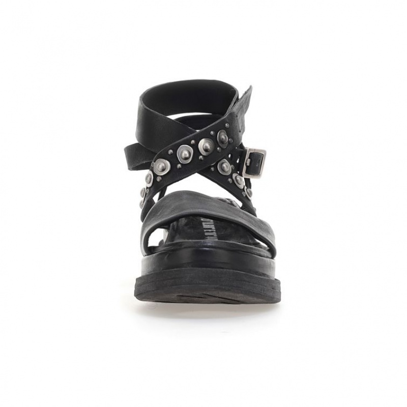 A.S.98 Ladonna Sandalen Damen Schwarz | DE-587BVENYQ