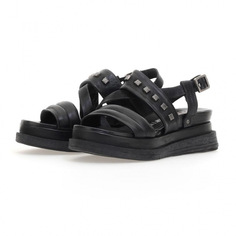 A.S.98 Lalla Sandalen Damen Schwarz | DE-587ODACBW